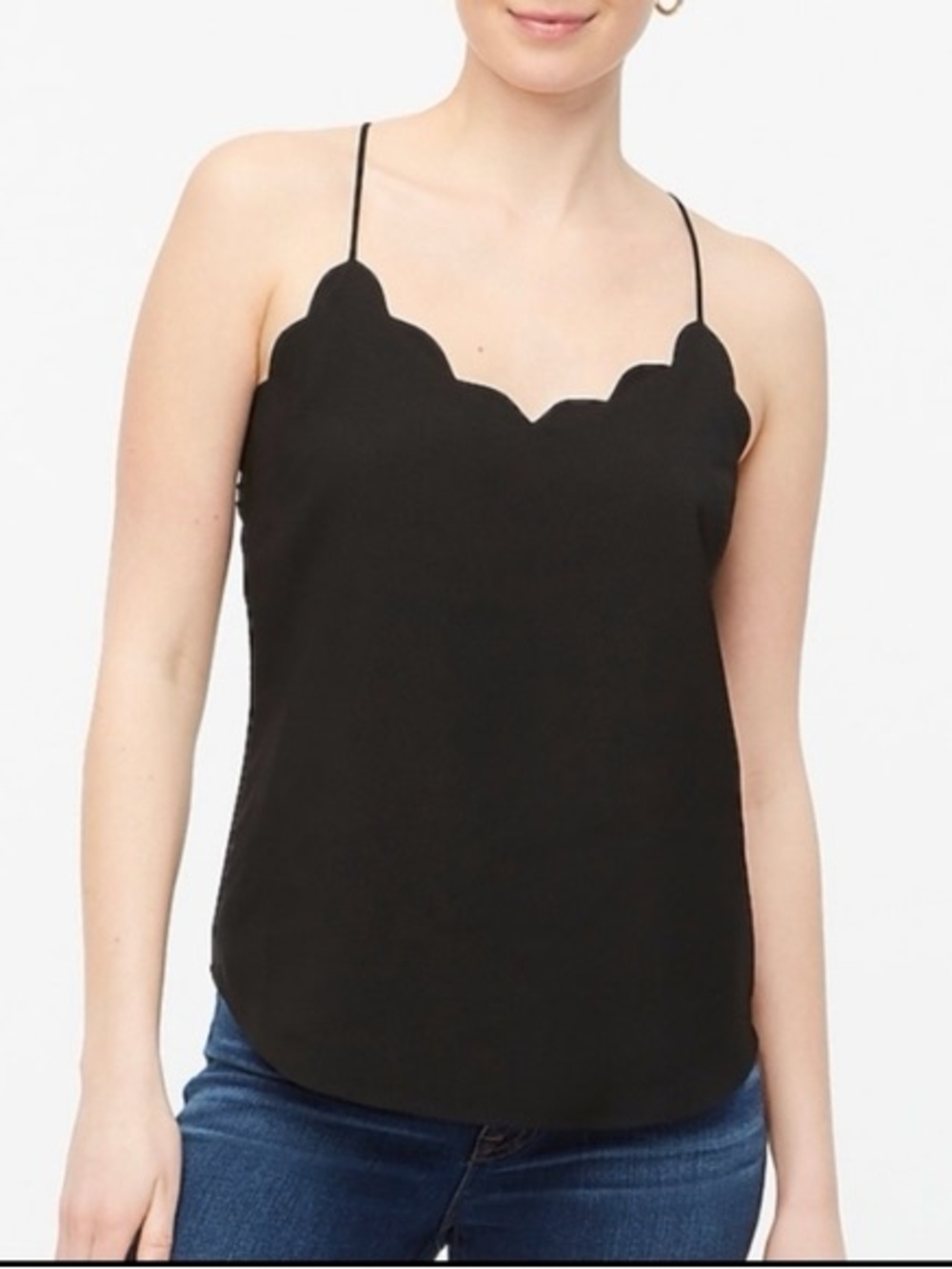 J.Crew Mercantile Women's Scalloped Tank